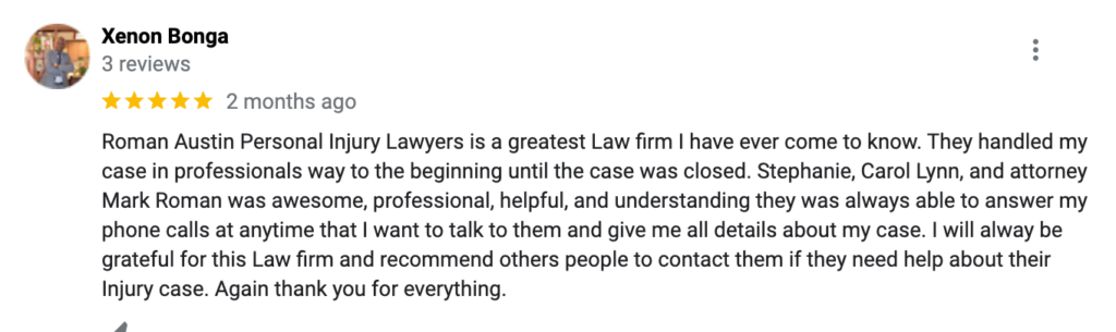 Golfwood Estates,Town 'n' Country, FL Personal Injury Lawyer Google Reviews